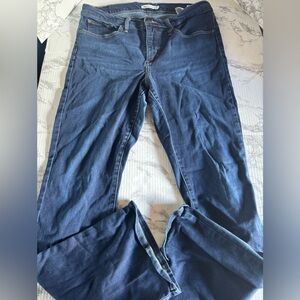 Levi's 315 Women's Shaping Bootcut Blue Denim Jeans - Size 33 X31 Mid Rise EUC